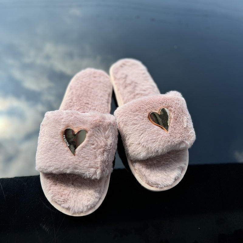 Wholesale  new small fragrant wind love tide net  Slippers